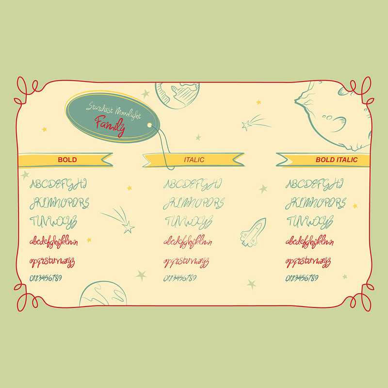 Stardust Moonlight Font 2