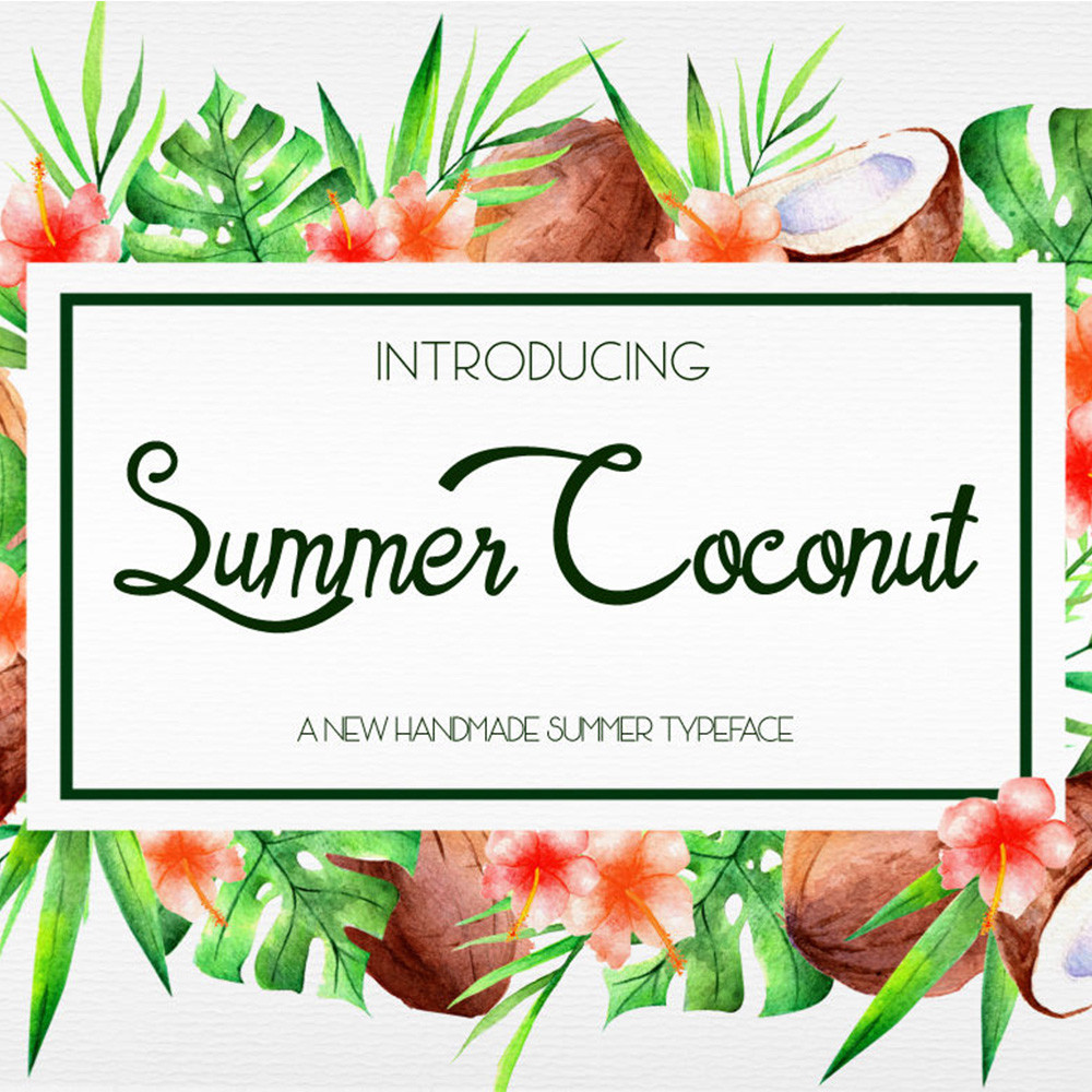 Summer Coconut Font 0