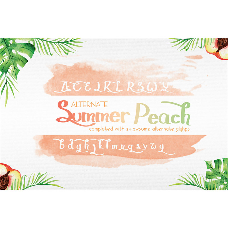 Summer Peach Font 2