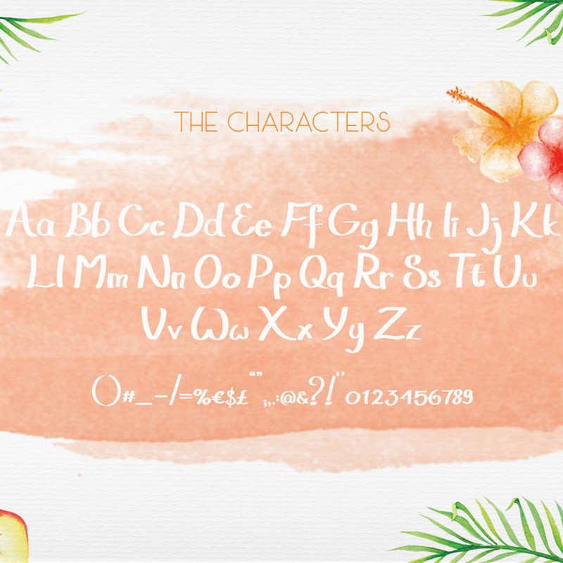 Summer Peach Font 4