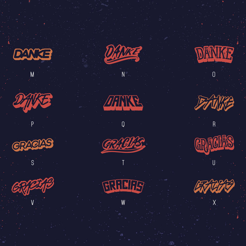 Thanks Dingbats Font 2
