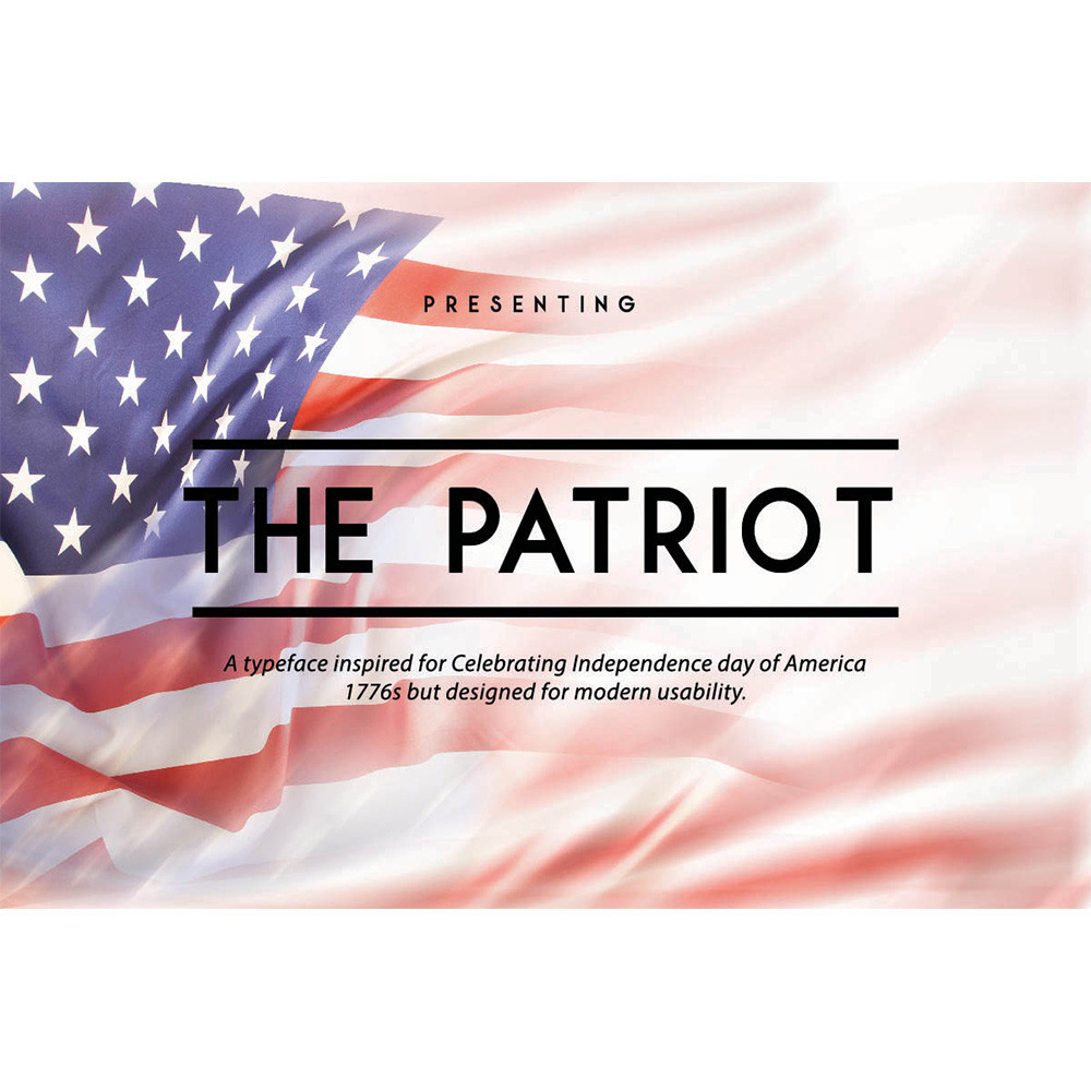 The Patriot Font 0