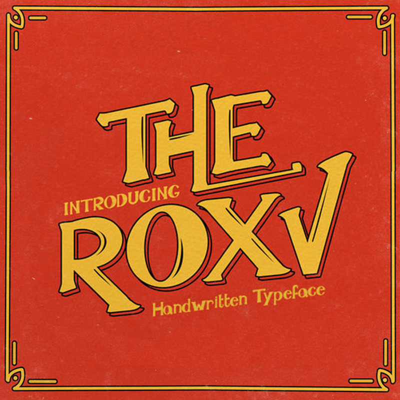 The Roxv Font 0