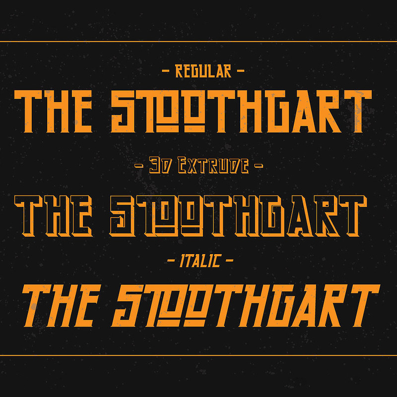 The Stoothgart Font 3