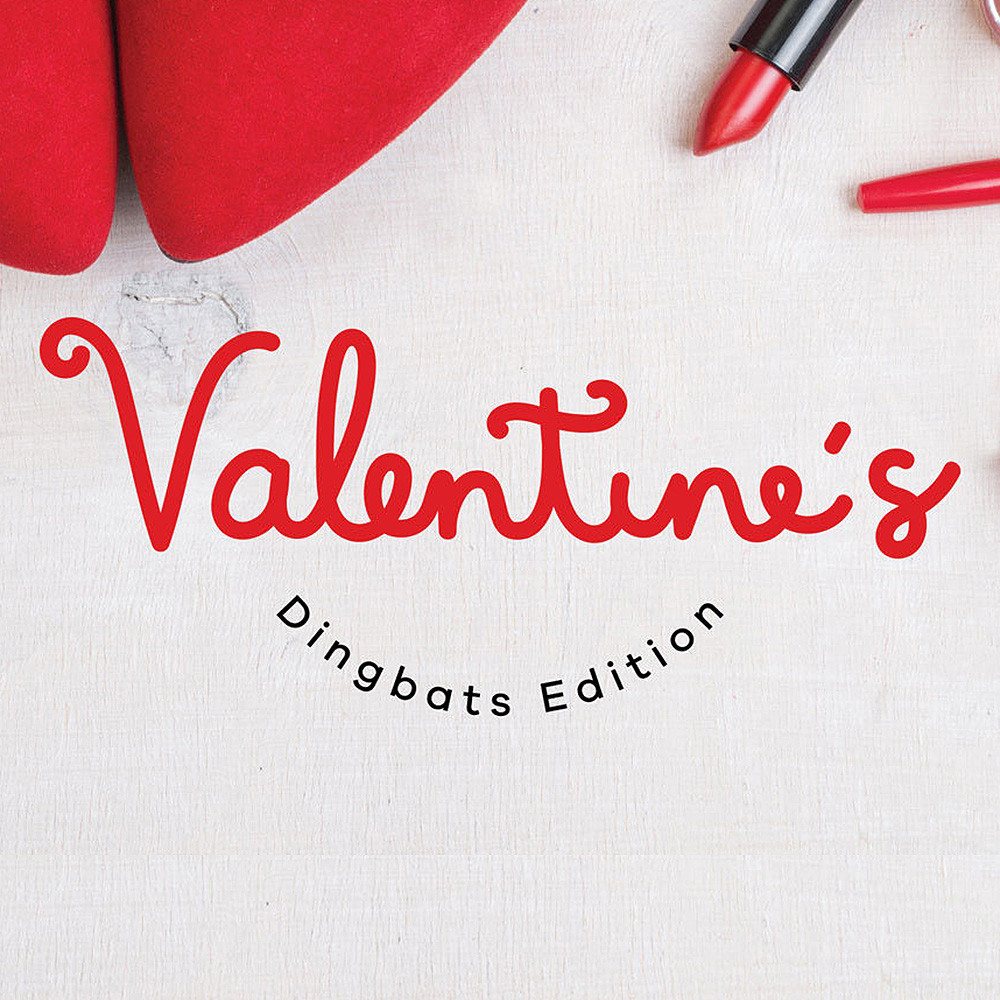 Valentines Dingbats Font 0