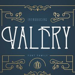 valery font