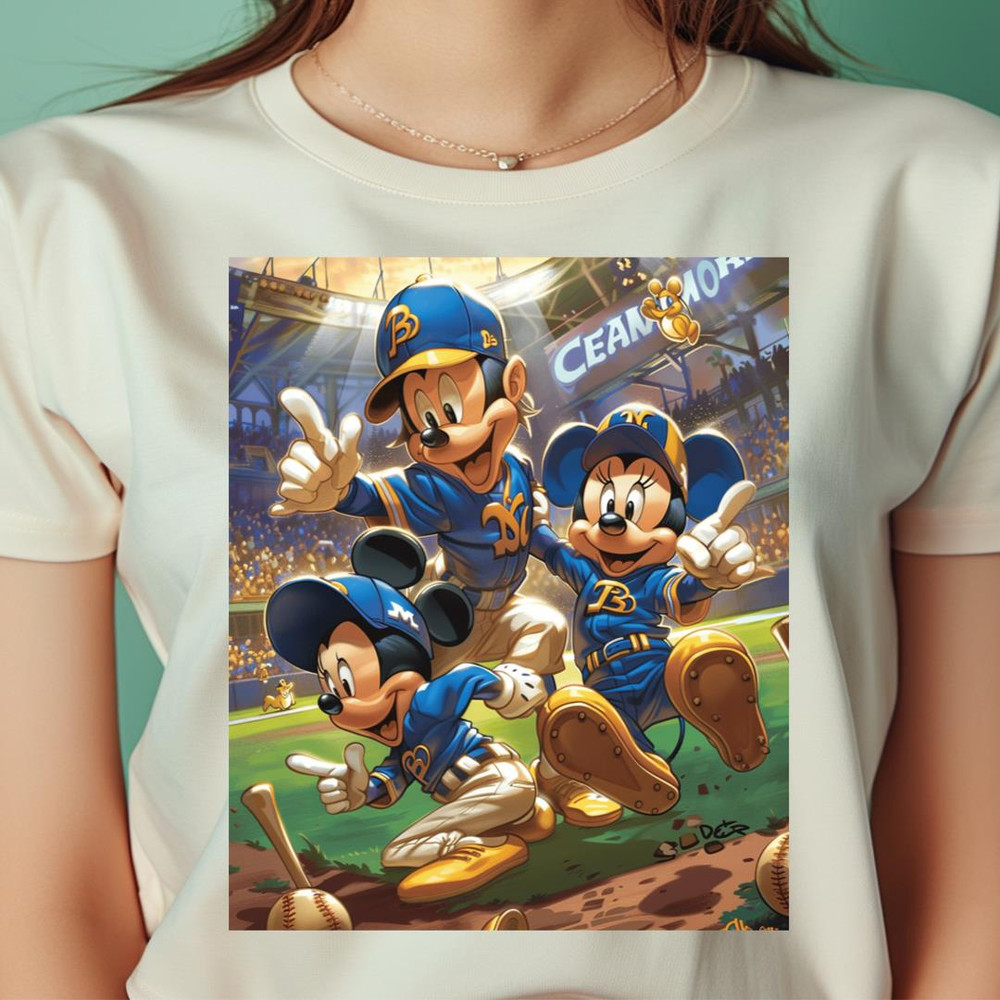 Disney Magic Meets Brewers Emblem PNG, Micky Mouse Vs Milwaukee Brewers logo PNG, Milwaukee Brewers logo Digital Png Files.jpg