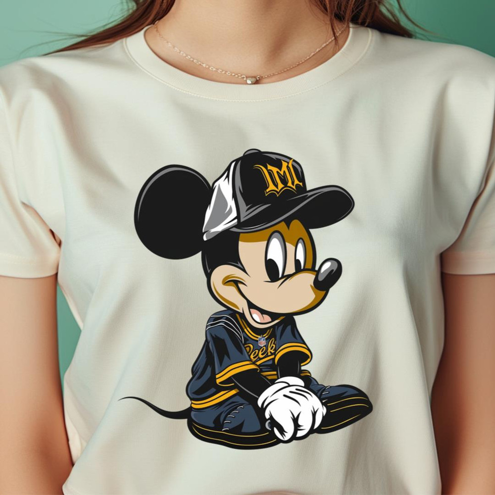 Fun Twist Mickey Meets Brewers PNG, Micky Mouse Vs Milwaukee Brewers logo PNG, Milwaukee Brewers logo Digital Png Files.jpg