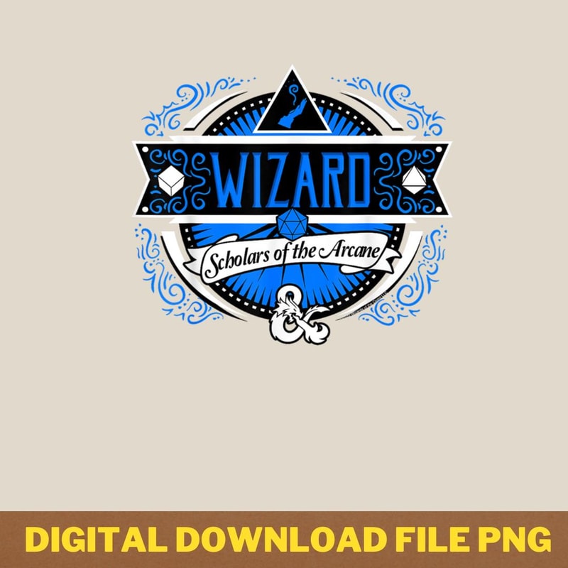 Dungeons Dragons Wizard Scholars Of The Arcane Logo.png PNG, Dungeons and Dragons PNG, Dungeons and Dragons Digital Png Files_T-Shirt_File PNG.jpg