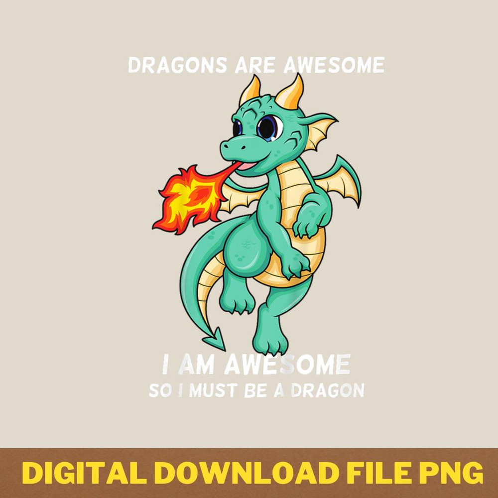 Kids Dragons Are Awesome Im a Dragon For Boys And Girls.png PNG, Dungeons and Dragons PNG, Dungeons and Dragons Digital Png Files_T-Shirt_File PNG.jpg