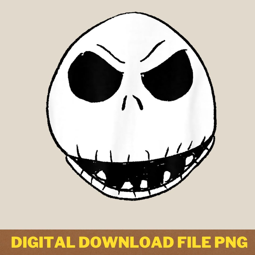 Disney Holiday Jack Skellington Face T-Shirt.png PNG, Jack Skellington PNG, Jack Skellington Digital Png Files_T-Shirt_File PNG.jpg