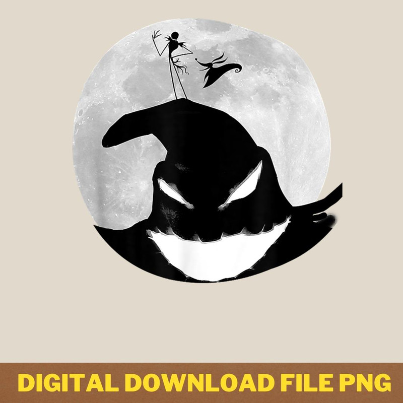 Disney Jack Skellington Oogie Boogie Moon T-Shirt.png PNG, Jack Skellington PNG, Jack Skellington Digital Png Files_T-Shirt_File PNG.jpg