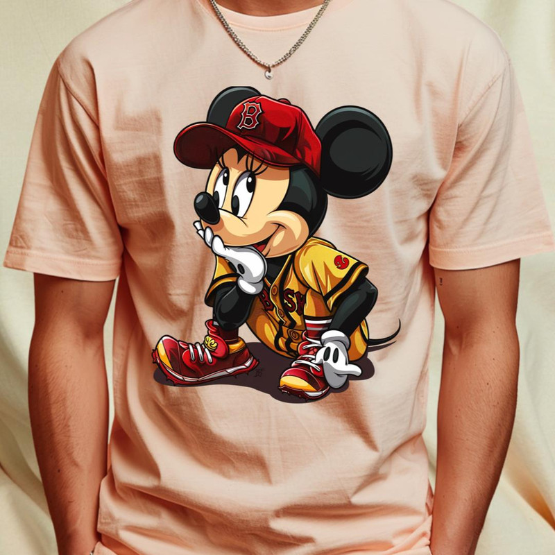 Micky Mouse Vs Boston Red Sox logo (205)_T-Shirt_File PNG.jpg