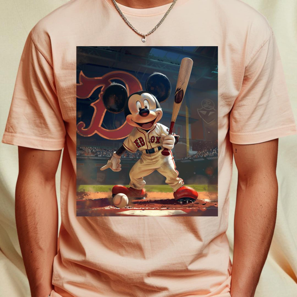 Micky Mouse Vs Boston Red Sox logo (217)_T-Shirt_File PNG.jpg
