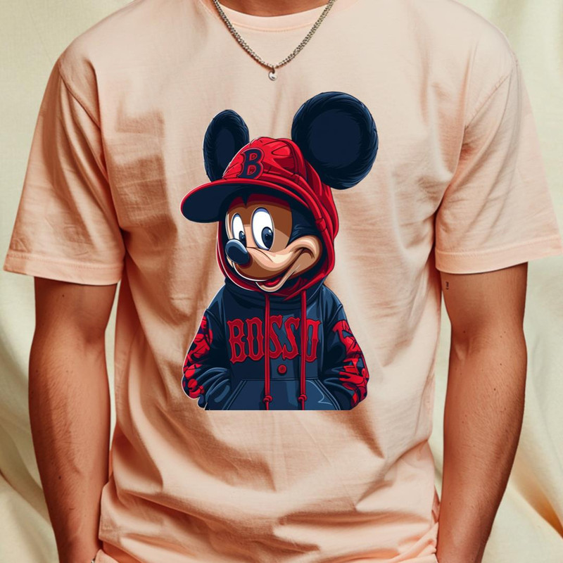 Micky Mouse Vs Boston Red Sox logo (239)_T-Shirt_File PNG.jpg
