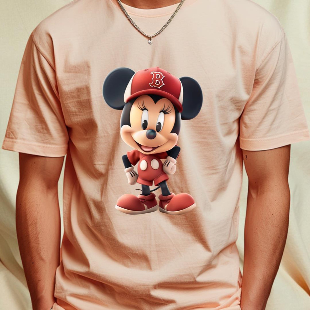 Micky Mouse Vs Boston Red Sox logo (285)_T-Shirt_File PNG.jpg