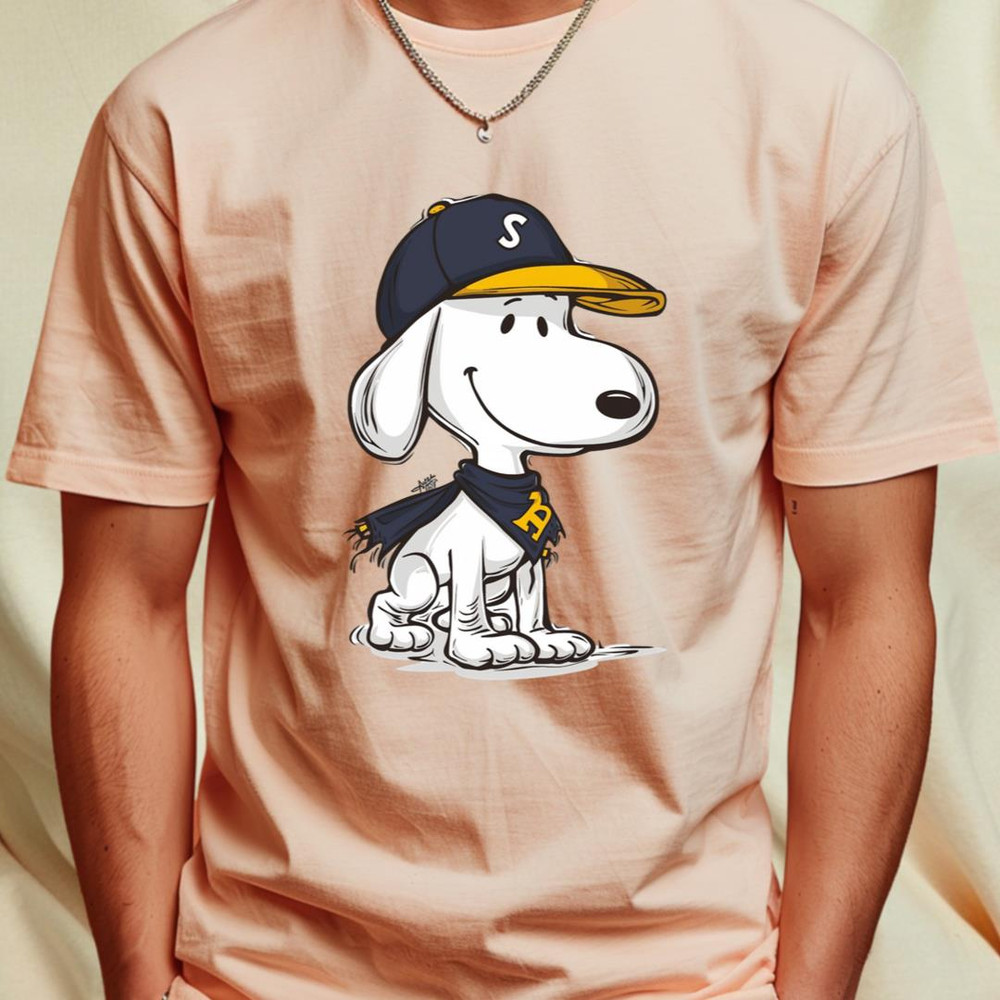 Snoopy Vs Milwaukee Brewers logo (295)_T-Shirt_File PNG.jpg
