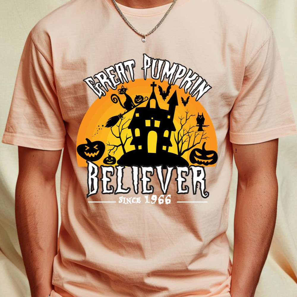 Scary Witches Cat Halloween For Great Pumpkin Believer Since 1966 Classic T-Shirt 12_T-Shirt_File PNG.jpg