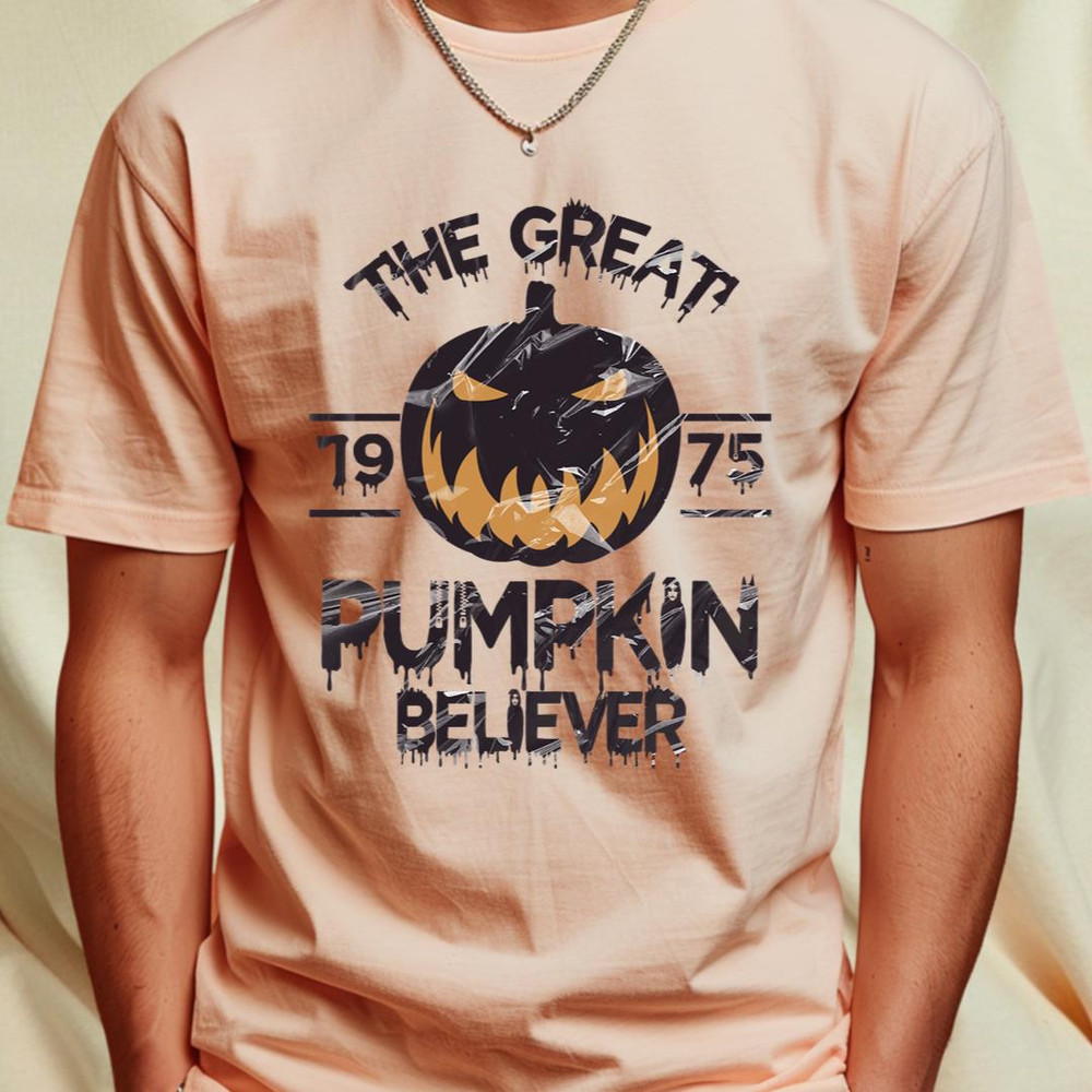 Vintage Great Pumpkin Believer Since 1975 Halloween style  Essential T-Shirt 19_T-Shirt_File PNG.jpg