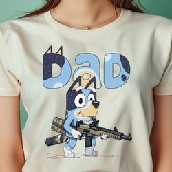 dad army guns - bluey festivities png, bluey png