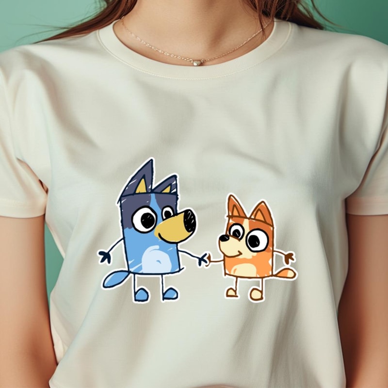 Heeler Sisters Doodle - Bluey Glee PNG, Bluey PNG.jpg