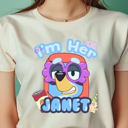 i am her janet - bluey enjoyment png, bluey png
