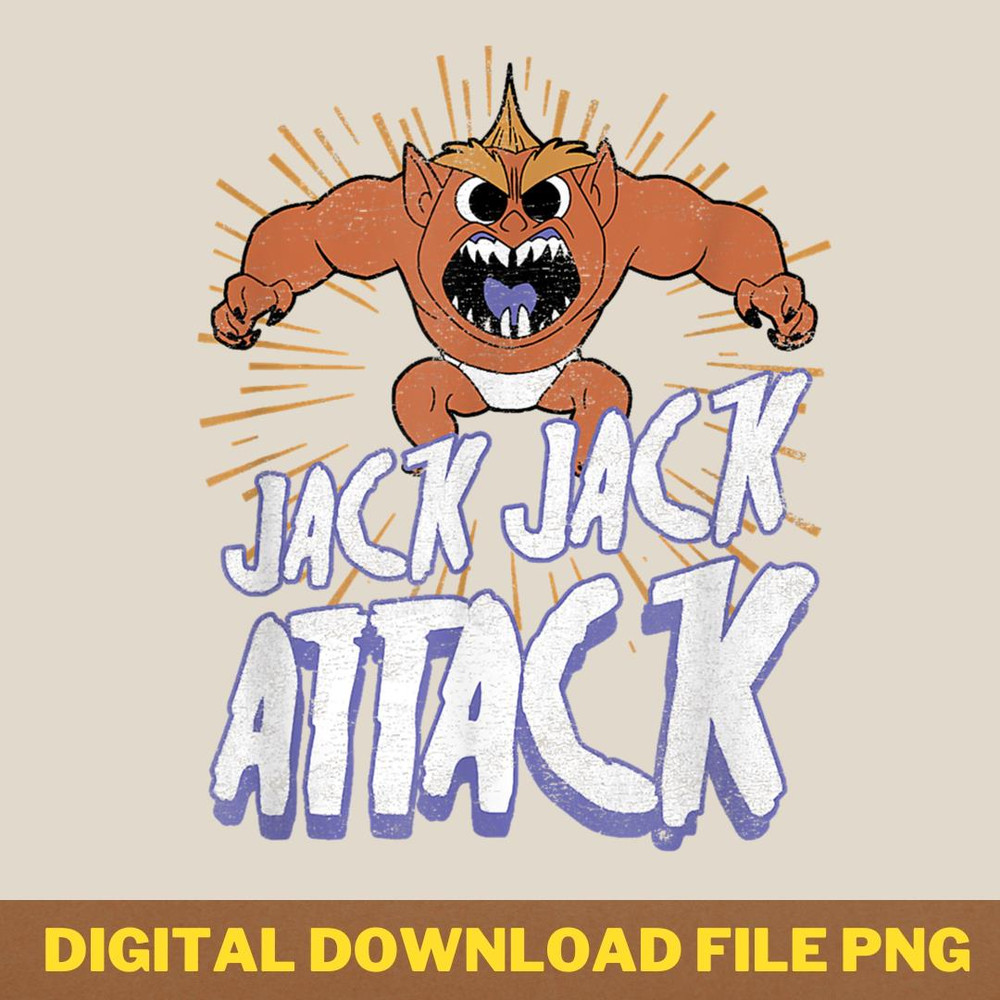 Disney Pixar The Incredibles Halloween Jack-Jack Attack T-Shirt.png PNG, Jack Skellington PNG, Jack Skellington Digital Png Files_T-Shirt_File PNG.jpg