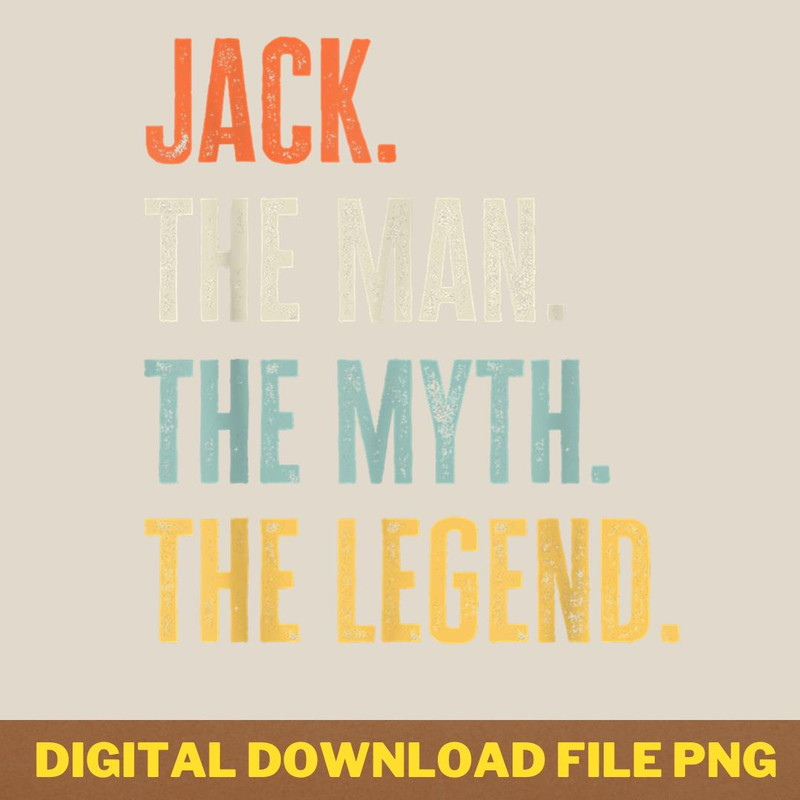 Jack, Man Myth Legend, Funny Best Name Jack T-Shirt.png PNG, Jack Skellington PNG, Jack Skellington Digital Png Files_T-Shirt_File PNG.jpg