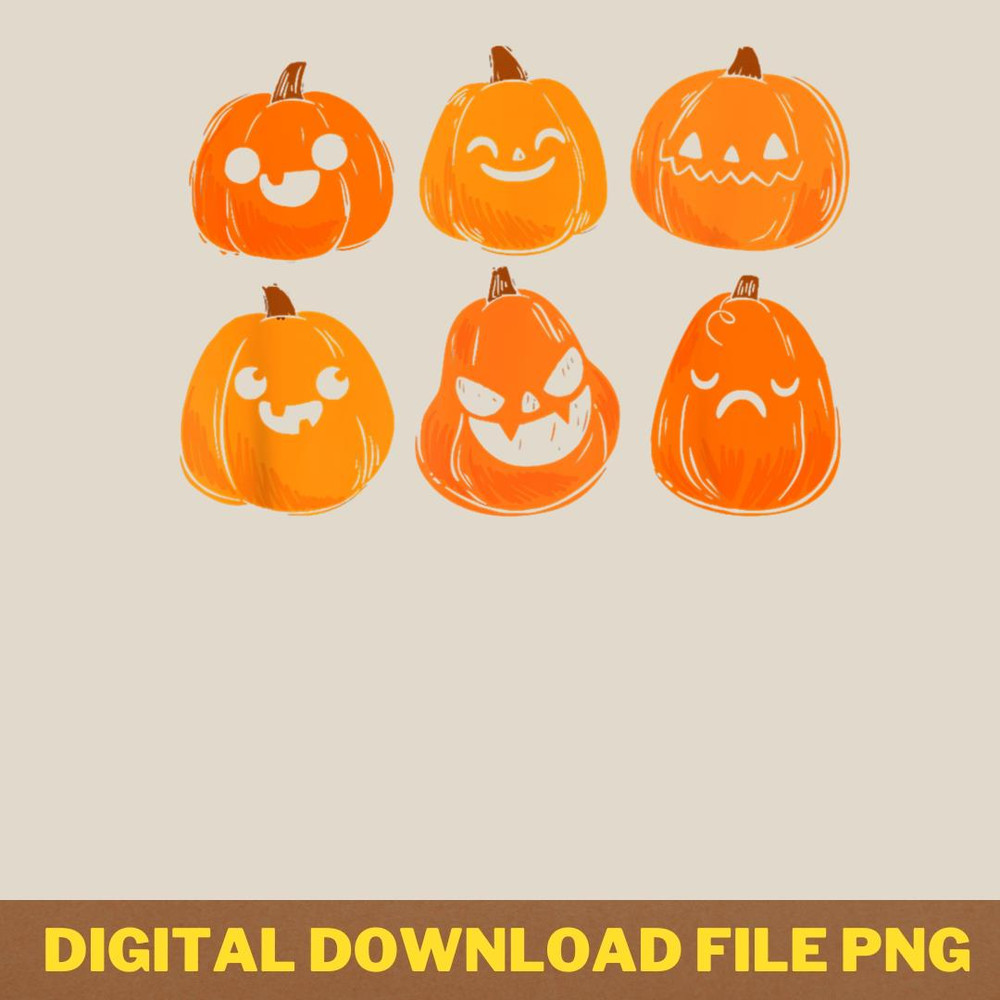 Types of Pumpkin Jack O Lantern Collection Retro Halloween T-Shirt 45.png PNG, Jack Skellington PNG, Jack Skellington Digital Png Files_T-Shirt_File PNG.jpg