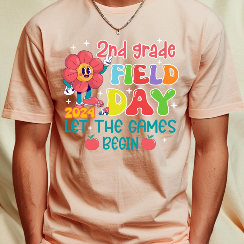 2nd Grade Teachers Field Day 2024 Kids Let The Games Begin Gift For Boy Girl Kids T-Shirt_T-Shirt_File PNG.jpg