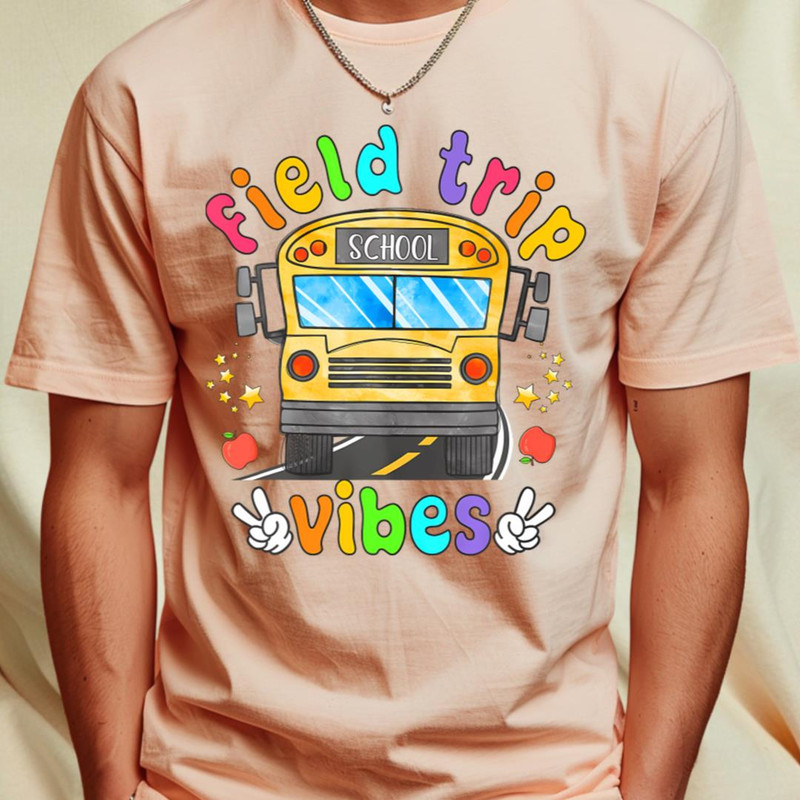 2024 Field Trip Vibes Bus Students Teachers School T-Shirt_T-Shirt_File PNG.jpg