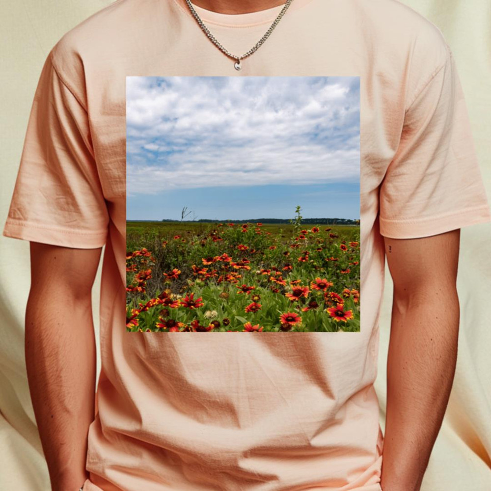 Beach Wildflowers T-Shirt_T-Shirt_File PNG.jpg