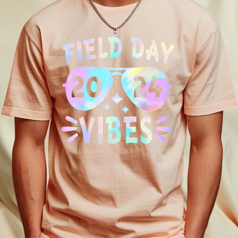 Tie Dye Field Day Vibes For Teacher Kid Field Day 2024 T-Shirt_T-Shirt_File PNG.jpg
