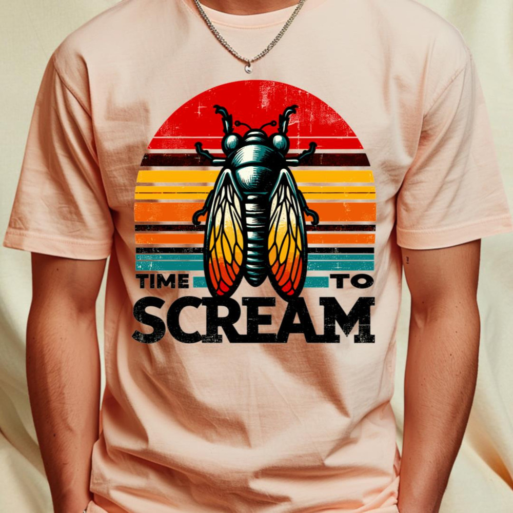 Cicada Time To Scream T-Shirt_T-Shirt_File PNG.jpg