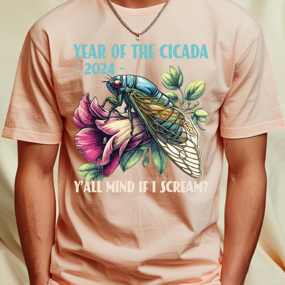 Cicadas Brood Invasion Year Of The Cicada 2024 Cicada Lover T-Shirt_T-Shirt_File PNG.jpg