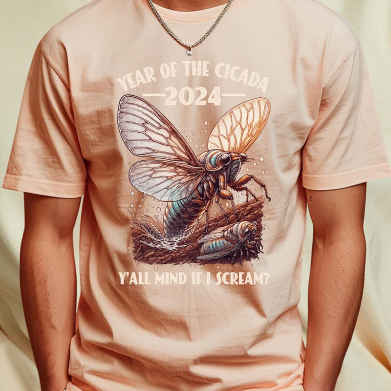 Entomology Cicada Year Of The Cicada 2024 Brood Cicada Lover T-Shirt_T-Shirt_File PNG.jpg