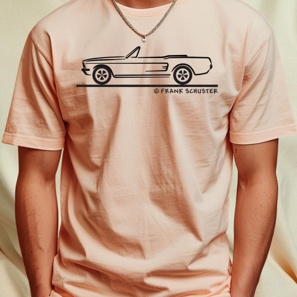 1968 Mustang Convertible Roadster T-Shirt_T-Shirt_File PNG.jpg