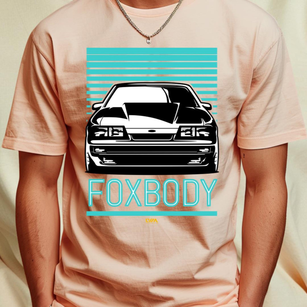 Foxbody 5.0 Ford Mustang 4 Eye T-Shirt_T-Shirt_File PNG.jpg