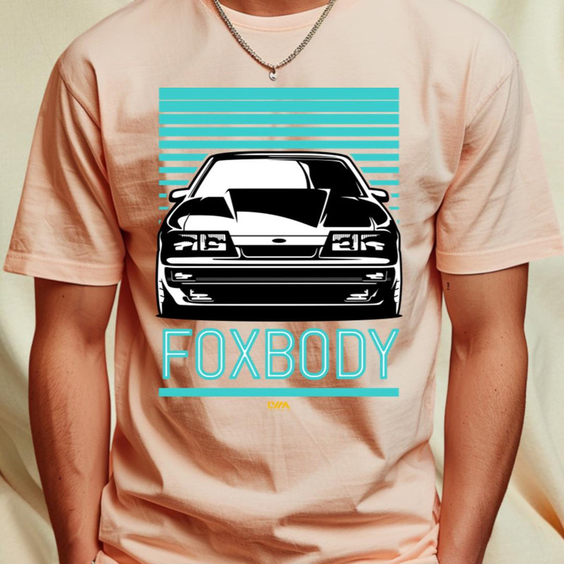 Foxbody 5.0 Ford Mustang 4 Eye T-Shirt_T-Shirt_File PNG.jpg