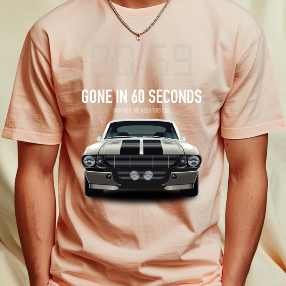 Gone in 60 Seconds - Alternative Movie Poster T-Shirt_T-Shirt_File PNG.jpg