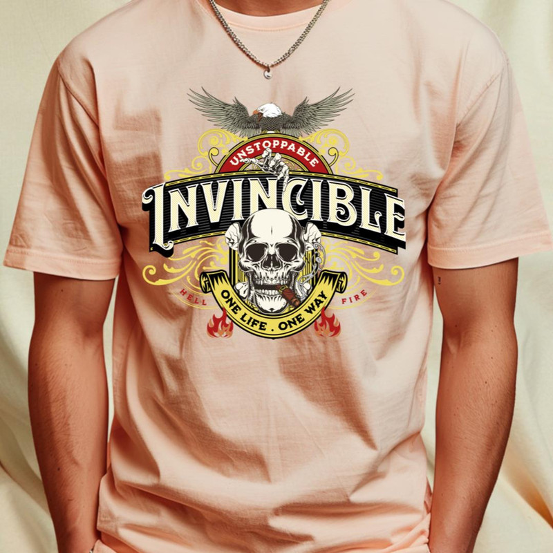 Invincible Quote Citation Inspiration Message Phrase T-Shirt_T-Shirt_File PNG.jpg