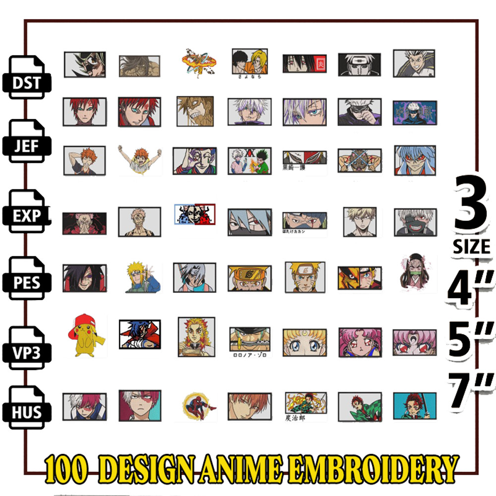 100 Designs Anime Character Inspired Embroidery Bundle.png