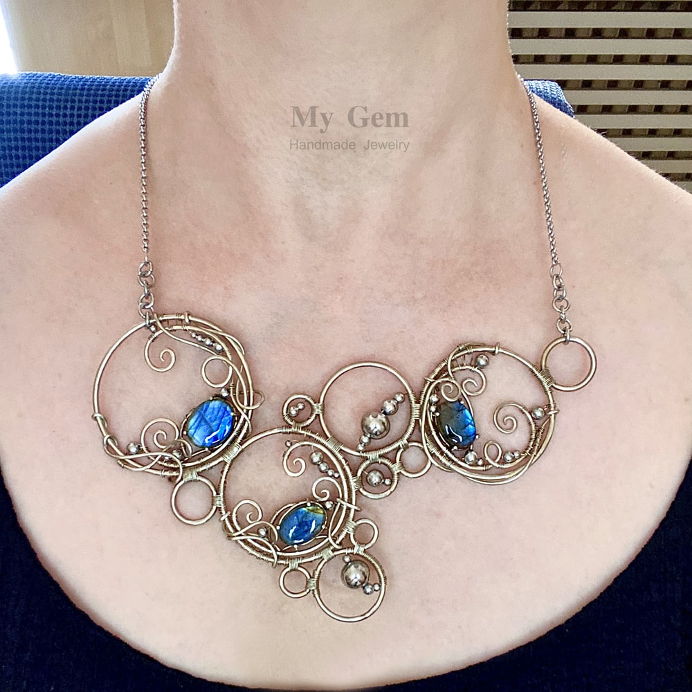 Labradorite Necklace 1