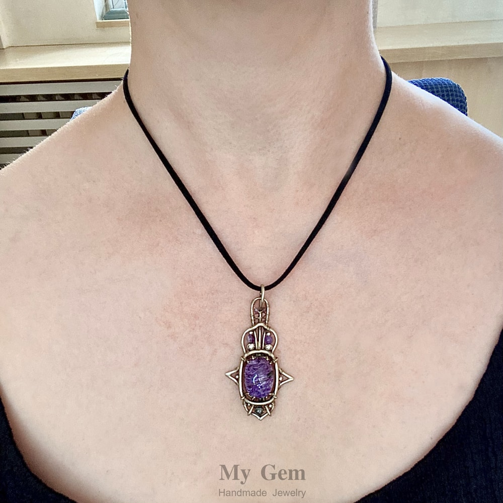 Charoite Pendant 1