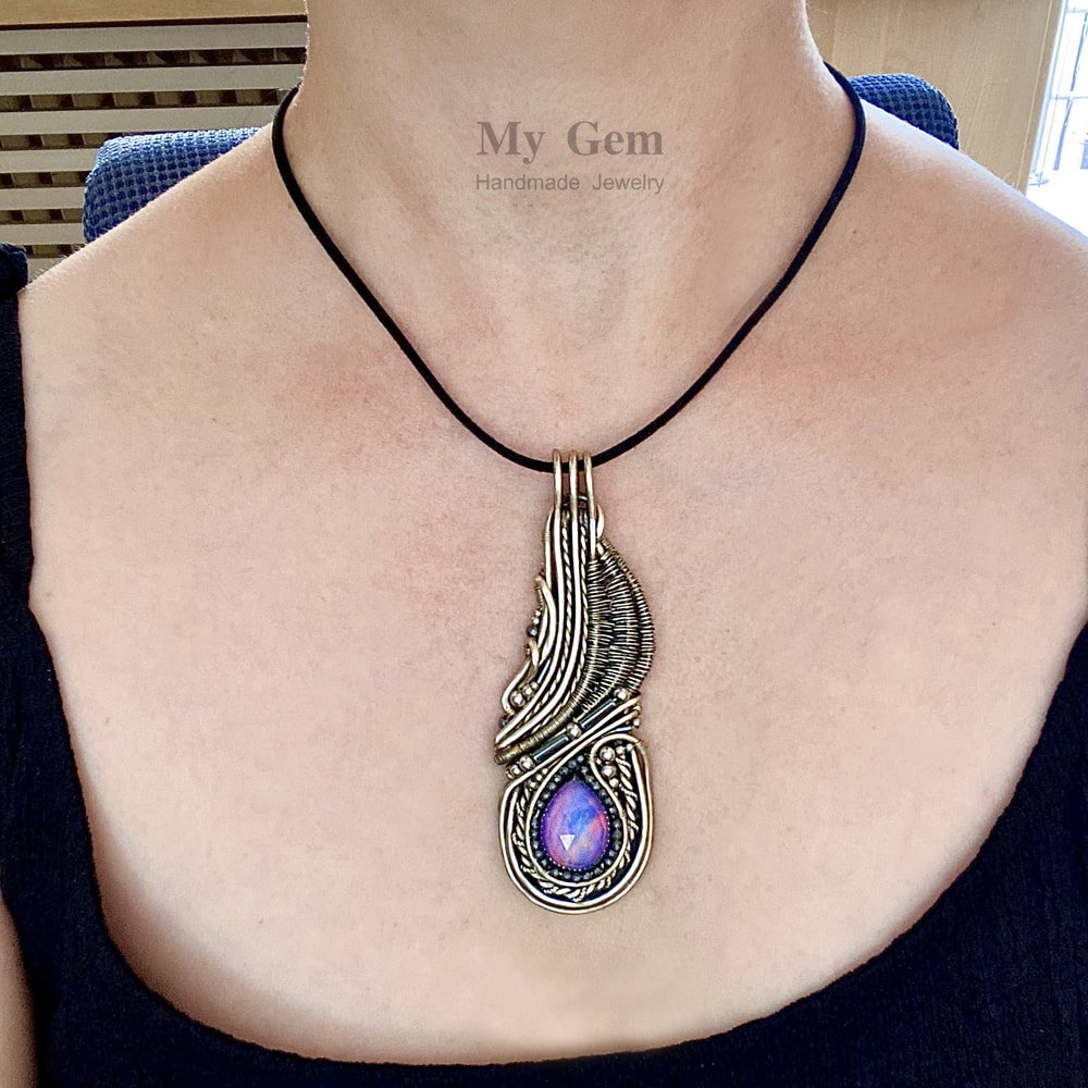 Aurora Opal Pendant 1