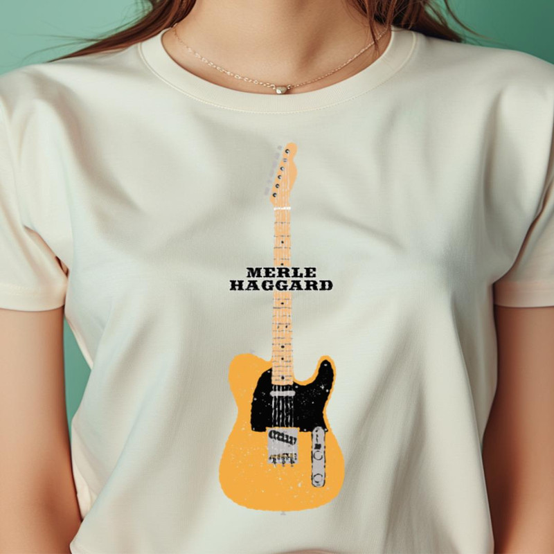 Merle Haggard Telecaster Troubled Genius PNG, Merle Haggard PNG.jpg