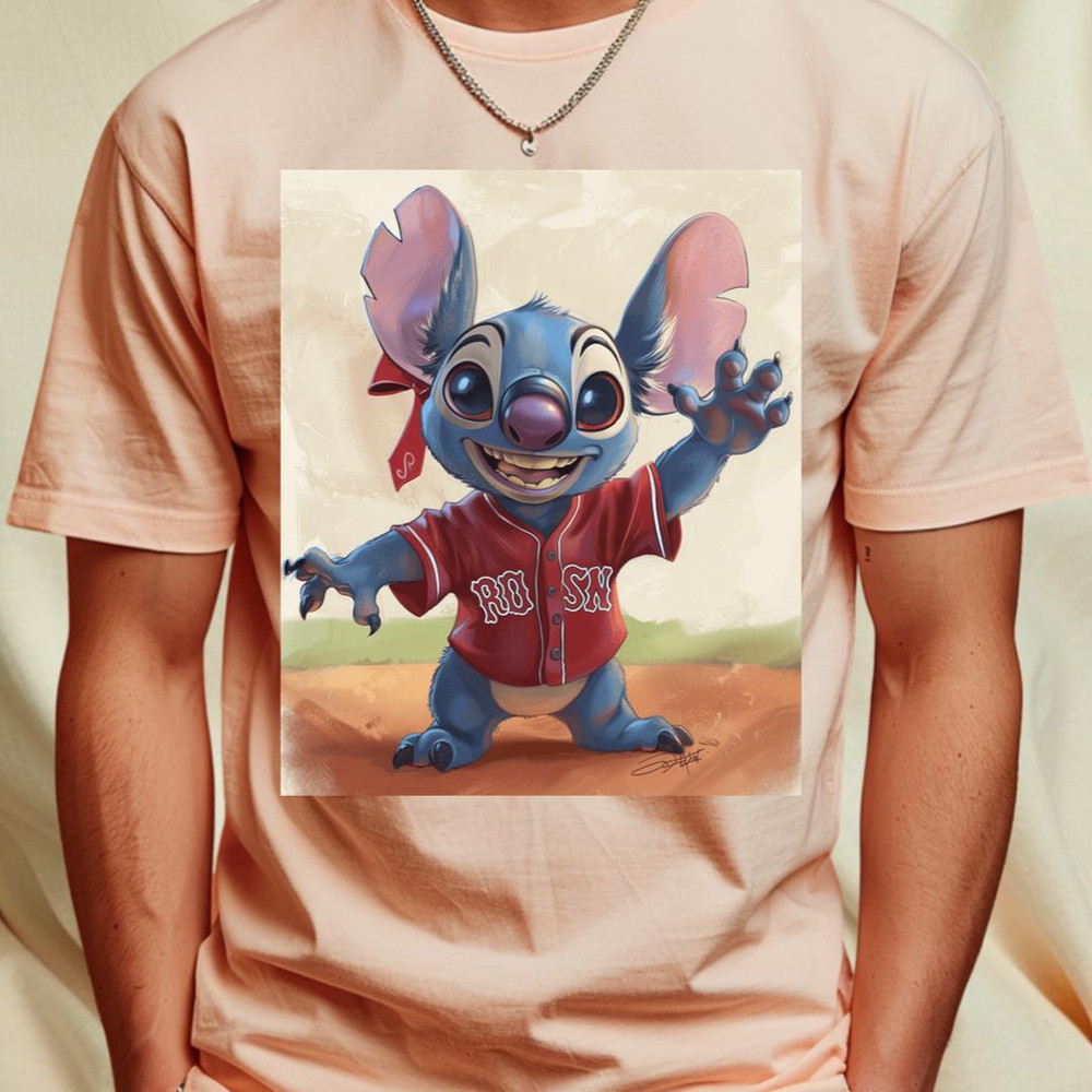 Stitch Vs Boston Red Sox logo (158)_T-Shirt_File PNG.jpg
