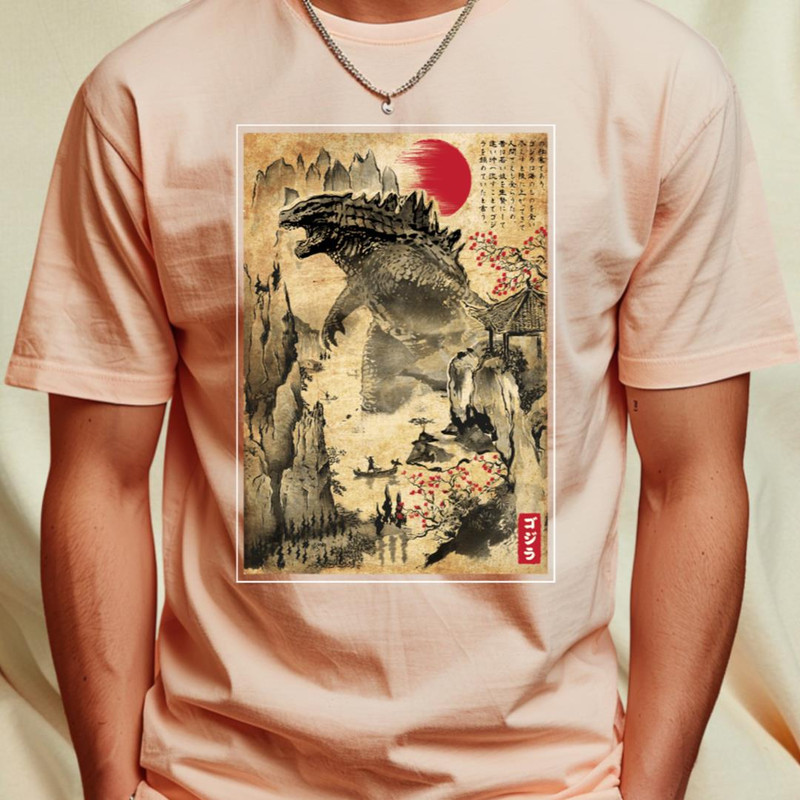 King Kaiju in Japan T-Shirt_T-Shirt_File PNG.jpg