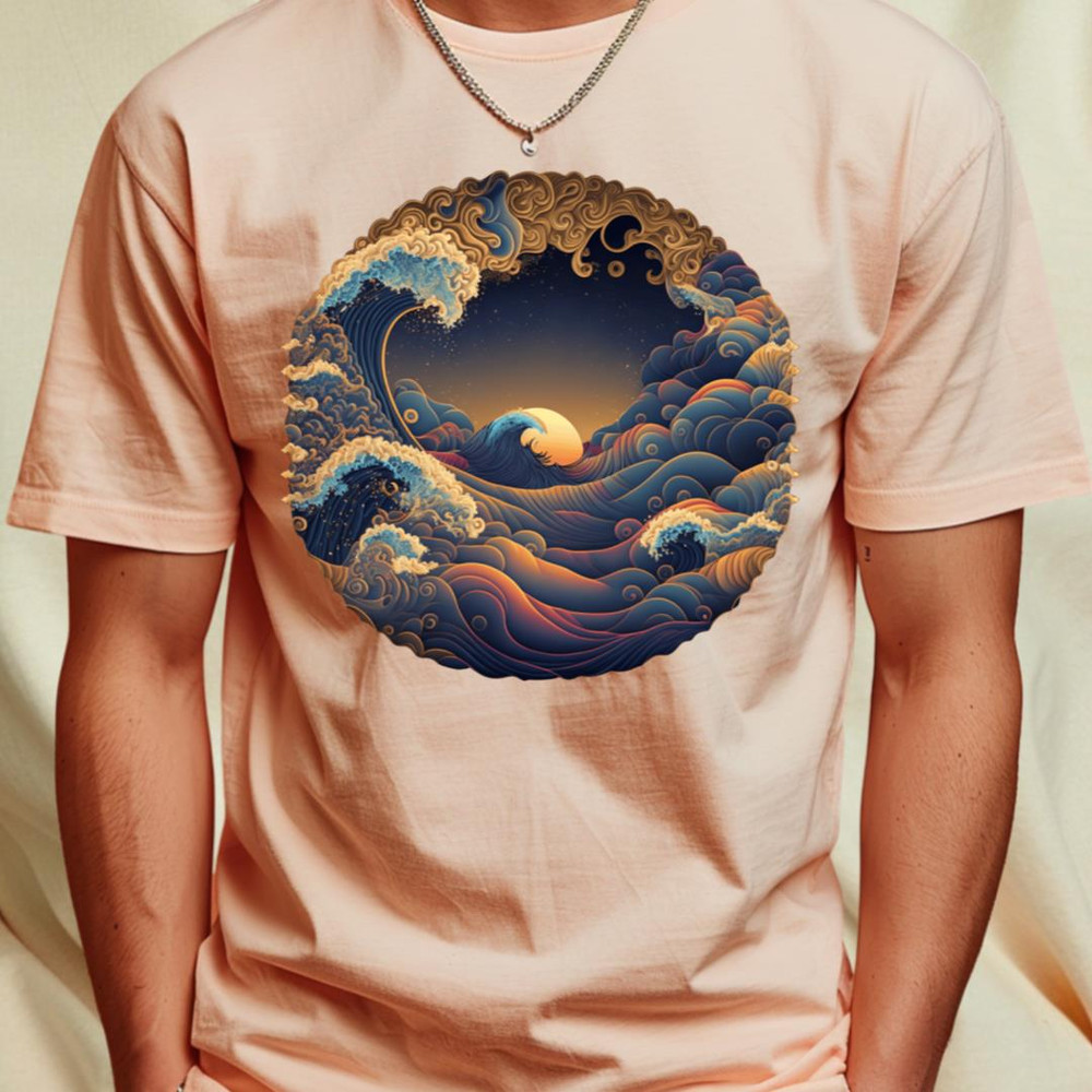 Perfect Waves In The Moonlight T-Shirt_T-Shirt_File PNG.jpg