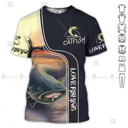 Catfish 3D All Over Printed Clothes CM731